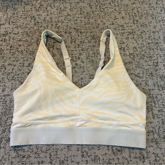 Fabletics Other - Fabletics Padded Yellow Animal Print All Day Everyday Sports Bra Size XL